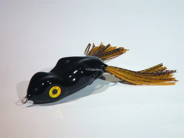 Picture of Scum Frog Trophy Series Topwater Frog, 1/2 Oz, Black, Floating
