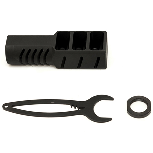 Picture of Sds 12Ga Muzzle Brake 22X.075 Saiga Thread DK01 713135218898