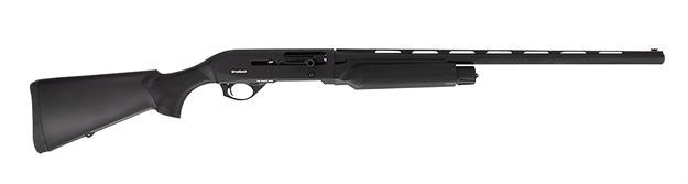 Picture of  Spandau Arms 21000171 S2 Field Full Size 12 Gauge Semi-Auto 3" 3- 2.75" Shells 28" Black Vent Rib Barrel, Black Drilled & Tapped Receiver, Fixed Black Polymer Stock, Benelli Choke Tube System 723551445884