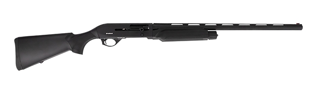 Picture of  Spandau Arms 21000185 S2 Field 12 Gauge Semi-Auto 3" 3- 2.75" Shells 24" Black Vent Rib Barrel, Black Drilled & Tapped Receiver, Fixed Black Polymer Stock, Benelli Choke Tube System 723551446744