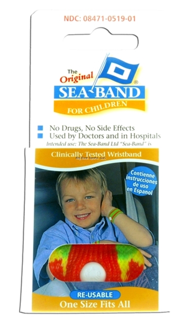 Picture of Sea Band For Kids Motion Sickness Relief, Reusable Wrist Bands, Pair