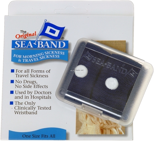Picture of Sea Band Motion Sickness Relief, Reusable Wrist Bands, Pair