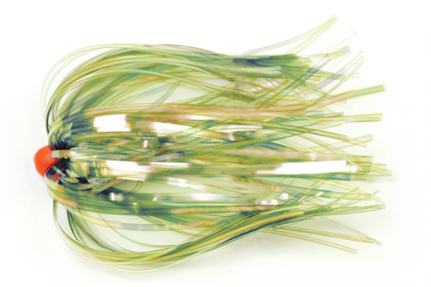 Picture of Sea Striker Ballyhoo Duster, 4", 1/4 OZ Red Head, Chartreuse Pearl Skirt