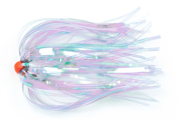 Picture of Sea Striker Ballyhoo Duster, 4", 1/4 OZ Red Head, Pearl Skirtescent