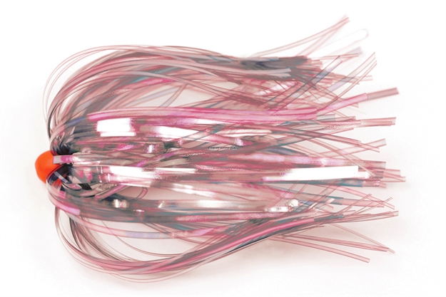 Picture of Sea Striker Ballyhoo Duster, 4", 1/4 OZ Red Head, Pink Pearl Skirt