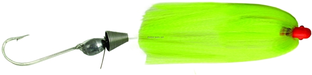 Picture of Sea Striker Ballyhoo Rig, 1/4 OZ Head, 1/2 OZ Egg Lead, 7/0 Hook, Chartreuse