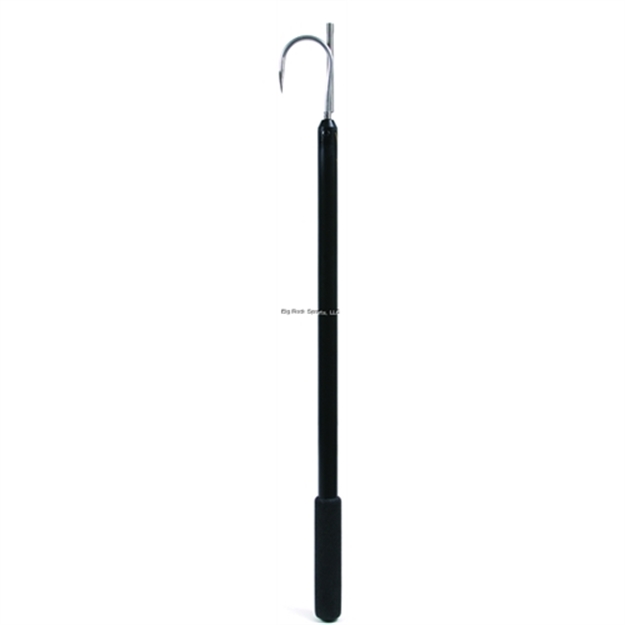 Picture of Sea Striker Black Anodized Aluminum Gaff 3" Stainless Hook 12' Long *****Ship Freight OR Our Truck*****