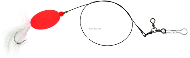 Picture of Sea Striker Bluefish Rig, 7/0 Bucktail Hook, Red 2" Oval Float, Packaged