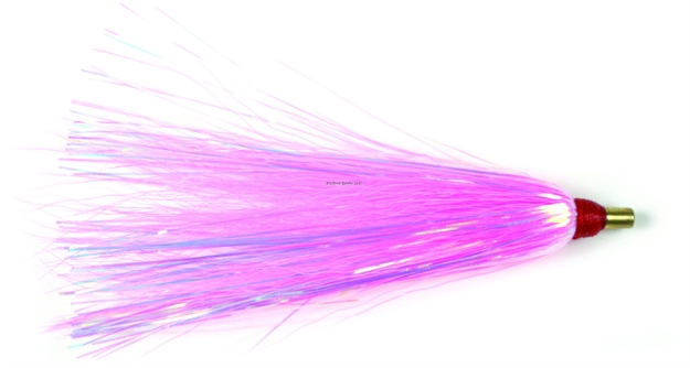 Picture of Sea Striker Bucktail Teaser, 3", Pink/Pearl Mylar, 3/Pack