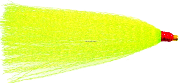 Picture of Sea Striker Bucktail Teaser, 3", Yellow, 3/Pack