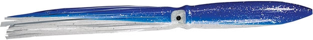 Picture of Sea Striker Bulbhead Squid Skirt, 12", Blue/White, 5/Pack