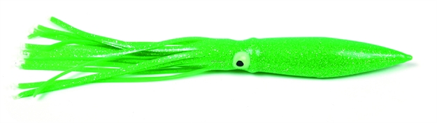 Picture of Sea Striker Bulbhead Squid Skirt, 12", Green, 5/Pack