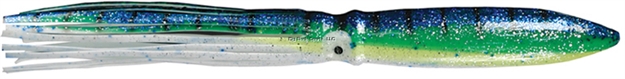 Picture of Sea Striker Bulbhead Squid Skirt, 6", Dolphin, 10/Pack