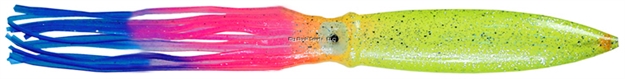Picture of Sea Striker Bulbhead Squid Skirt, 6", Parrot, 10/Pack