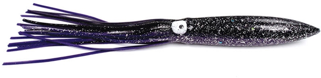 Picture of Sea Striker Bulbhead Squid Skirt, 6", Purple/Black, 10/Pack