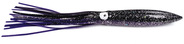 Picture of Sea Striker Bulbhead Squid Skirt, 9", Purple/Black, 10/Pack