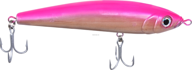 Picture of Sea Striker Cedrus Epoxy Cedar Lure, 7", Through-Wire, Pink Back, Floating