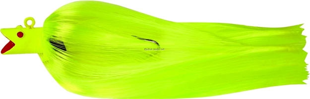 Picture of Sea Striker Chute Rig, 8" Nylon Hair, 4 Oz, Swing Hook, Chartreuse