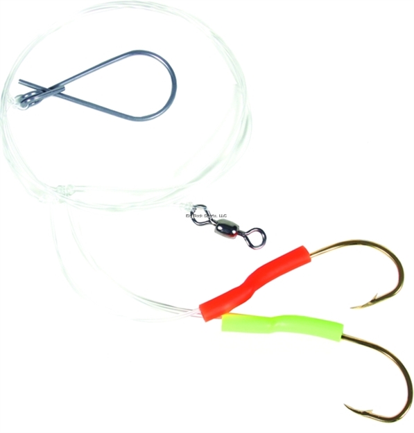 Picture of Sea Striker Cod Rig 5/0 Gold Beak Hooks W/Flourescent Tubing