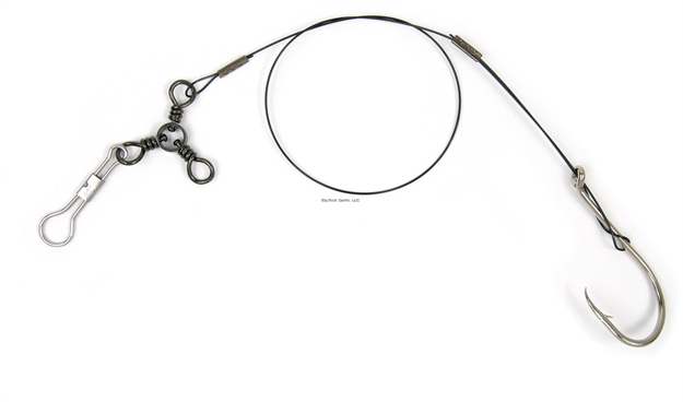Picture of Sea Striker Drum Rig, 90 LB Coated Wire, 2/0 3-Way Swivel, 92553 5/0 Hook, 17", 24/Ring