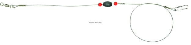 Picture of Sea Striker Egg Lead Ready Rig With Snap, 1/4Oz Egg 2Pk RRS14-2 096337102715