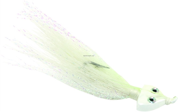 Picture of Sea Striker Flats Jig, 1/4 Oz, Dual Mono Weed Guard, White