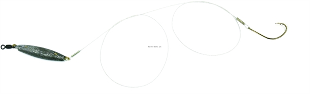 Picture of Sea Striker Flounder/Fluke Rig, NO Float, 30 LB Mono, Plain Hook