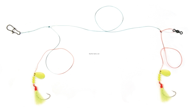 Picture of Sea Striker Flounder Rig, 2-2/0 Nickel Hooks W/Chartreuse Nylon