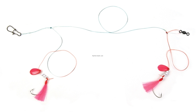 Picture of Sea Striker Flounder Rig, 2-2/0 Nickel Hooks W/Pink Nylon