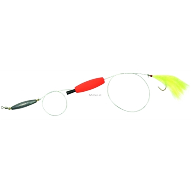 Picture of Sea Striker Flounder Rig, 22" 40Lb Mono, #2 Style 42 Hook, 2" W/Chartreuse Bucktail