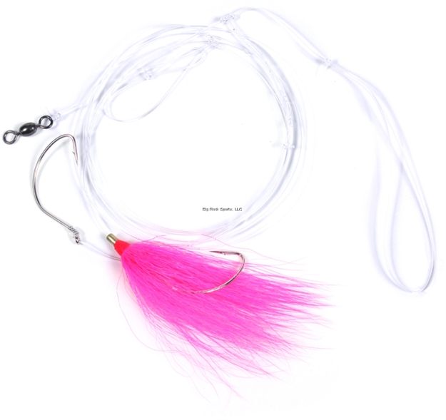 Picture of Sea Striker Fluke Hi-Lo Rig 2-2/0 Wide Gap Hooks 1 W/Bucktail-Pink