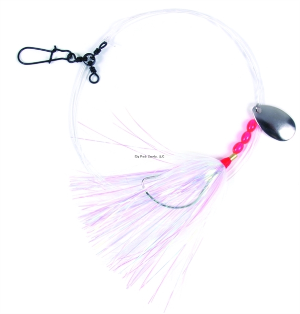 Picture of Sea Striker Fluke Rig 2/0 Wide Gap 3-Way & Snap Pearl Mylar