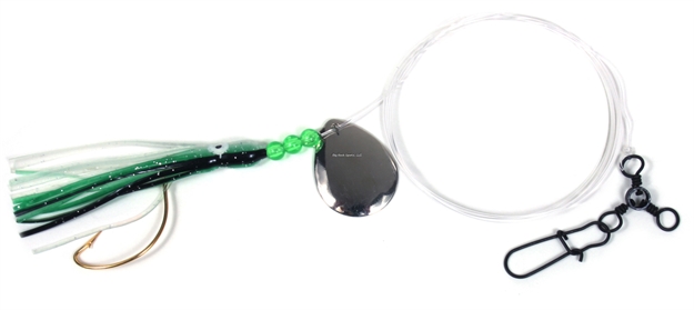 Picture of Sea Striker Fluke Squid Rig, 2/0 Wide Gap Hook, 3-Way & Snap Sand Eel