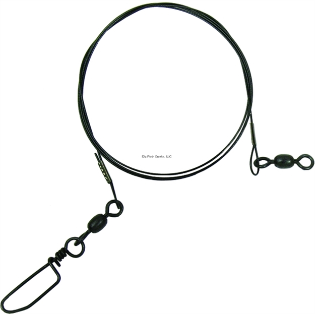 Picture of Sea Striker Gamefish Leader, 80Lb Black Coated Wire, 42", 12/Ring