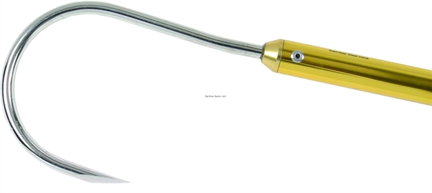 Picture of Sea Striker Gold Anodized Aluminum Gaff 3" Stainless Hook 6' Long