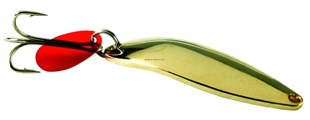 Picture of Sea Striker Gold Plated Casting Spoon With Teaser Tab, 1/4 Oz, 2 1/4", Carded SES25G-1