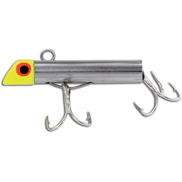 Picture of Got-Cha 1000 Series Mini Metal Plug, 1 3/4", 5/8 Oz, SZ 6 Hooks, Yellow Chrome G1002
