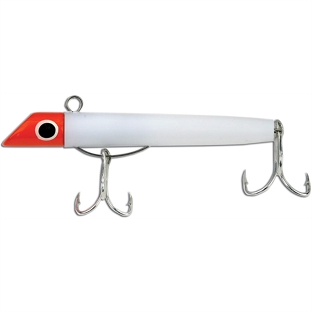 Picture of Got-Cha 100 Series Plug, 3", 1 Oz, SZ 2 & 4 Hook, Red White G101