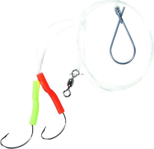 Picture of Sea Striker Haddock Rig, 2 - 4/0 Nickel Wide Gap Hooks W/Tubing