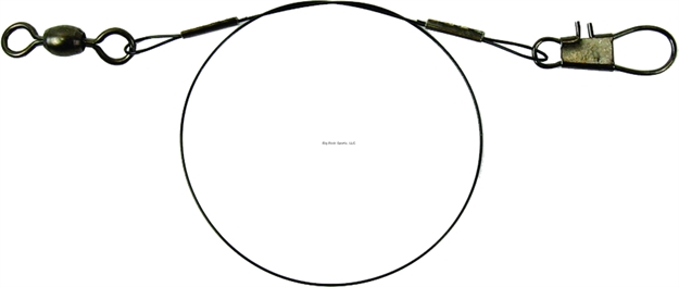 Picture of Sea Striker Heavy-Duty Coated Wire Leaders Black 30Lb Test, 9" 2Pk