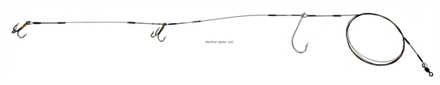 Picture of Sea Striker Live Bait King Rig, 5' 60Lb Wire 5/0 Bait Hook, 1-#4 4X Strong Treble