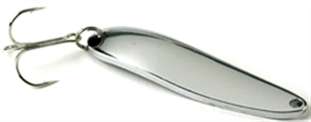 Picture of Sea Striker Nickel Plated Casting Spoon, 3/4 Oz, 2 3/4", Carded SES75-1