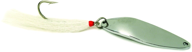Picture of Sea Striker Nickel Plated Casting Spoon With Single Hook Bucktail, 5 Oz, 7/0 Hook