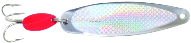 Picture of Sea Striker Nickel Prism Casting Spoon With Teaser Tab, 1/2 Oz, 2 3/4", Silver Prism