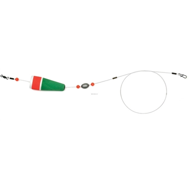 Picture of Sea Striker Popping Float, 3/4 OZ Rattle Rig, 5" Float, 3/4 Oz, 40 LB Mono