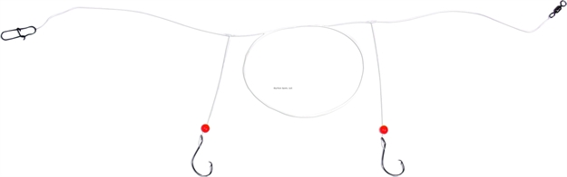 Picture of Sea Striker Pro Series Pompano Circle Hook Rig, 2Drop #1 E. Claw Circle Hook W/Fluorocarbon