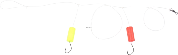 Picture of Sea Striker Pro Series Spot/Kingfish/Pompano Rig, #2 Circle Hooks, Red/Yel Floats W/Fluorocarbon