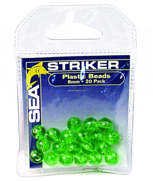 Picture of Sea Striker Round Beads 20 PK 8Mm Chartreuse