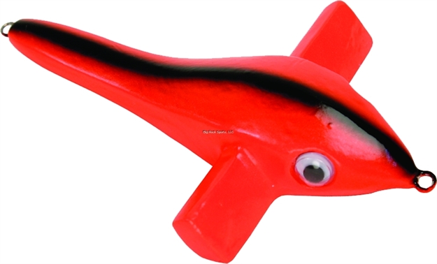 Picture of Sea Striker Sea Bird Teaser, 5", Flo Red/Black Back