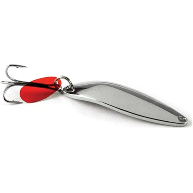 Picture of Sea Striker Nickel Plated Casting Spoon With Teaser Tab, 1/4 Oz, 2 1/4", Carded SES25-1 096337650001